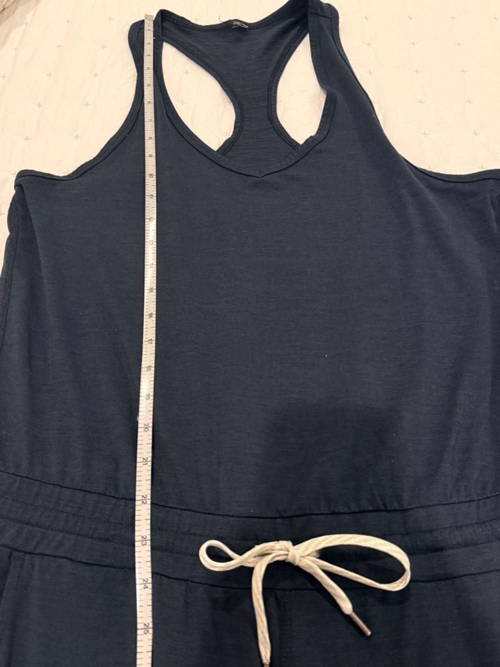 Vuori Lux Racerback Jumpsuit Navy Size M - Picture 5 of 9
